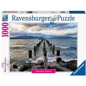Ravensburger Puzzle, Puzzle 1000 Piezas, Puerto Natales - Chile, Puzzles para Adultos, Puzzles Paisajes, Rompecabezas Ravensburger de Alta Calidad