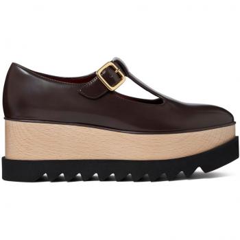 Stella McCartney Women's Sneak-Elyse Mary Janes Sandal in Brown | Size 37 | 810448AP03502007