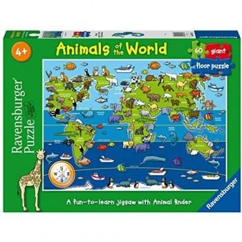 Ravensburger Animals of the World 60 piece Jigsaw Puzzle for Kids age 4 years and up