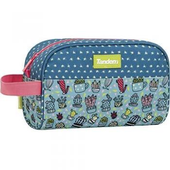 Sportandem Tandem Cactus Neceser Viaje Adaptable C/AC - Neceser, Unisex Adulto, Multicolor