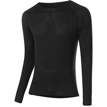 Löffler Men's Long Sleeve Transtex Light Base Layer Shirt - Black - Size 46
