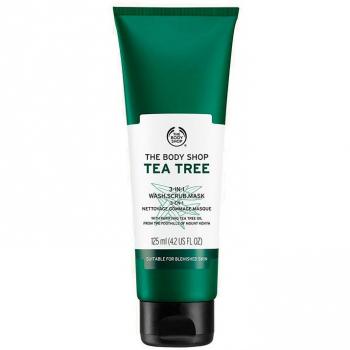 The Body Shop - Mascarilla Exfoliante Facial 3 en 1 Árbol de Té 125ml