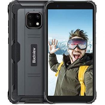 Blackview BV4900pro Móvil Libre Resistente,Pantalla 5.7,4GB RAM 64GB ROM 128GB Expandible,Movil Irrompible Carga Inversa 5580mAh Batería,Android 10 Movil Antigolpe,Impermeable Movil,NFC,GPS,Dual SIM