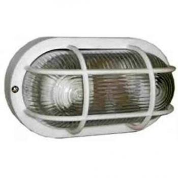 GSC Evolution Aplique redondo alum.rejilla E27 Max.60W Blanco, Ø188x115mm