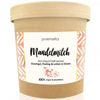 Exfoliante y Máscara 3 en 1 de Azúcar con Leche de Almendras - Puremetics