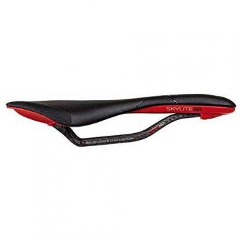 Selle Astute Sky Lite Taca' Sillín para Bicicleta, Adultos Unisex, Carbon Red/Black, Talla única