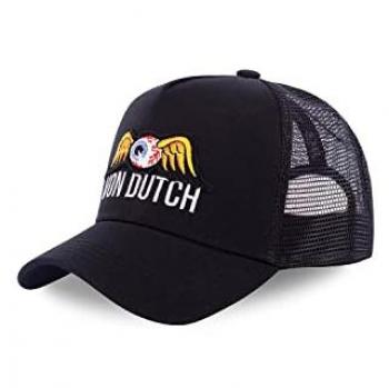 Gorra Ajustable Curva Von Dutch Eye3 Negra Talla Única