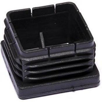 Brinox B75665N Contera Interior Cuadrada, Negro, 30 x 30 mm, Set de 50 Piezas
