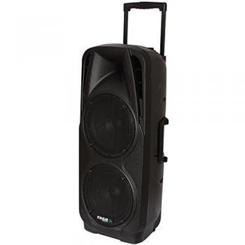 Ibiza Sound PORT225VHF-BT - Sistema de sonido portátil autonomo, Negro
