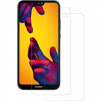 POOPHUNS 2-Unidades Cristal Templado Huawei P20 Lite, Protector de Pantalla Cristal Vidrio Templado Premium para Huawei P20 Lite, 9H Vidrio Real, No se despega, Huellas Dactilares Libre