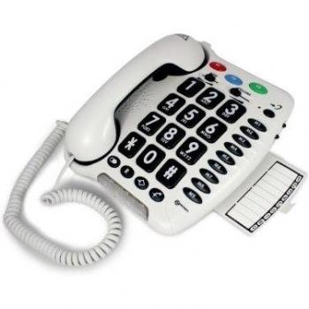 Geemarc telefónica Telecom S.A. CL100 Blanco Convencional con el botón Grande