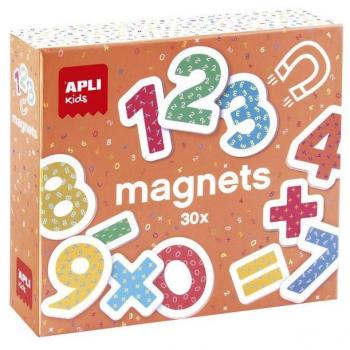 APLI MAGNETS DE MADERA NUMEROS