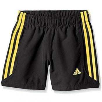 adidas YB ESS 3S CHELS - Pantalón corto para niños, color negro / amarillo, talla 176
