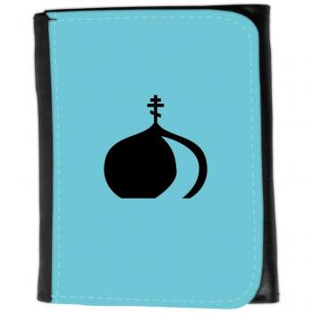 Cartera para hombre // Q08380627 Religión 2 Cian // Small Size Wallet