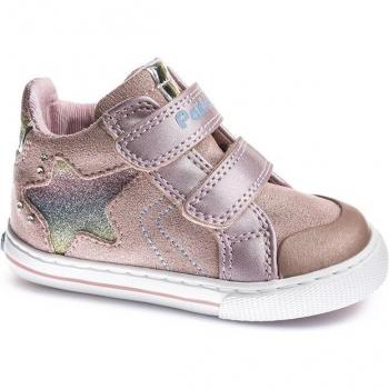 Pablosky - Botas de niña en color rosa con forro transpirable y cierre adherente