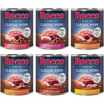 Rocco Classic Pork 6 x 800 g - Pack mixto