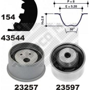 Kit de poleas con correa de distribución MAPCO 23544