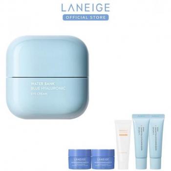 Laneige Water Bank Blue Hyaluronic Eye Cream 25ml - Hydrating Anti-Aging Eye Cream
