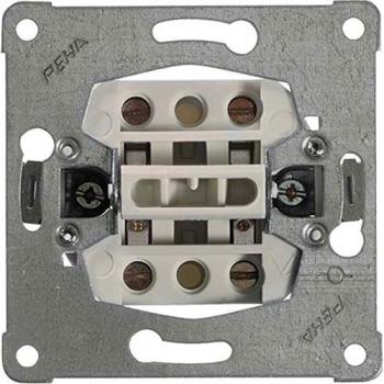Peha 00103211 - 2-Pole In-Wall Switch, 16A with Screw Mounting