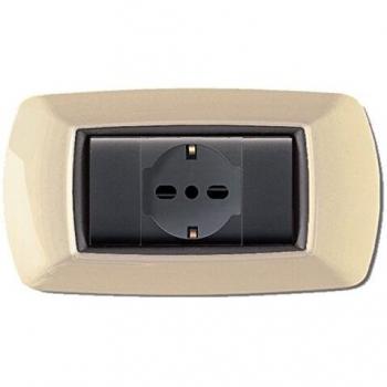 Placa Life Living Plastica Marfil 4 Piezas
