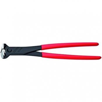 Knipex Alicates de corte frontal 280 mm, negro atramentado, recubiertos de plástico
