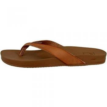 Reef Women's Cushion Bounce Court Sandals - Brown, Natural, Size 9 M