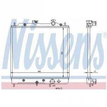 Nissens 62817 Refrigerantes del Motor