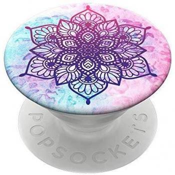 PopSockets PopGrip - Soporte y Agarre para Teléfonos Móviles y Tabletas con un Top Intercambiable - Rainbow Nirvana