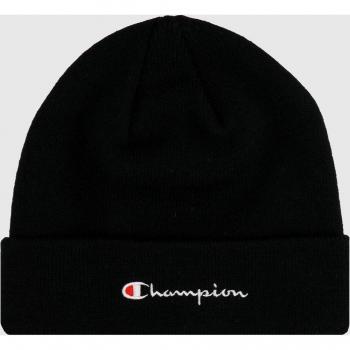 Gorro Champion Beanie Cap Unisex Negro con Logo | Estilo Deportivo y Comodidad
