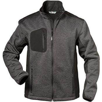 Chaqueta de Fleece Elysee Innsbruck, Talla M, Gris/Negro