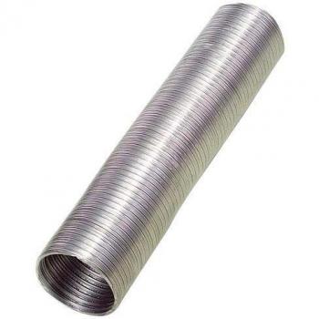 Tubo Aluminio Compacto Gris Ø 125 mm. / 5 metros