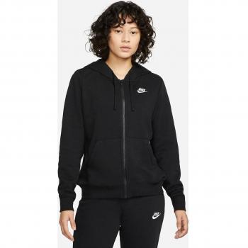 Nike Women's Sportswear Club Fleece Full-Zip Hoodie Black XL