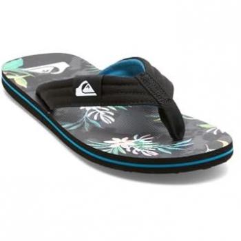Quiksilver Sandalias Molokai Layback II Negro Verde Hombre 43 Multi