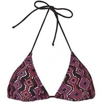 Beco Mujer Triángulo Bikini de Top Summer of Love, mujer, Triangelbikini-Top Summer of Love, negro y morado, 38