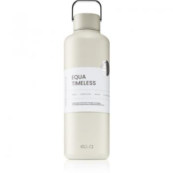 Equa Timeless Stainless Steel Water Bottle Off White 1000 ml