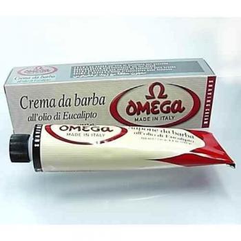Crema de Afeitar Omega Aceite Eucalipto Tubo 150 ml
