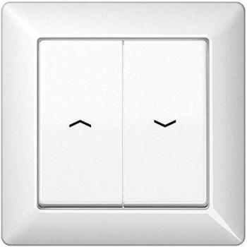 Tecla para interruptor pulsador persiana placa compacta blanco 0712133681 Jung