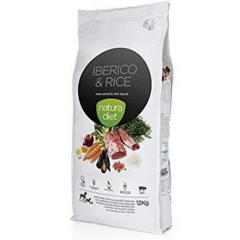 Natura Diet Ibérico & Rice - Comida para Mascotas, 12 kg