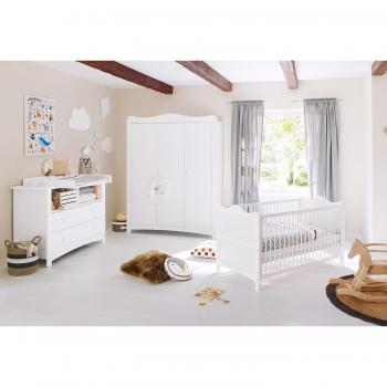 Habitación Infantil Florentina Extra Ancha Grande con Armario de 3 Puertas