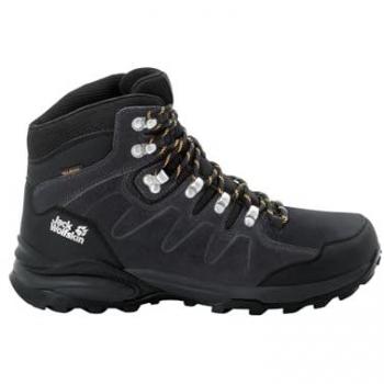 Botas Jack Wolfskin Refugio Texapore Mid negras - Talla 44
