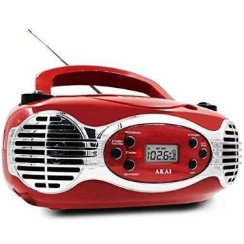 AKAI APRC30RD radio portátil/MP3/CD con USB