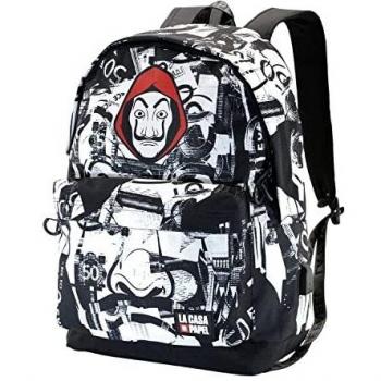 KARACTERMANIA La Casa de Papel Money-Mochila HS 1.3, Negro