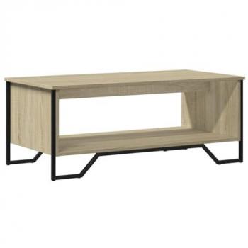 Mesa de centro madera de ingeniería roble Sonoma 100x51x40 cm