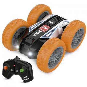 Coche Teledirigido Ninco Radio Control Stunt Orange 2 - Coche de control remoto, diseño naranja, funciones acrobáticas, velocidad ajustable, batería recargable, adecuado para interiores y exteriores