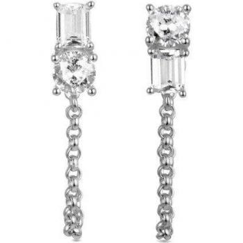 Pendientes Xial Momentos Para Brillar de Luxenter en plata de ley con baño de rodio