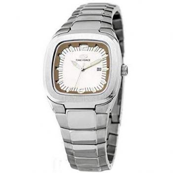 Time Force Women's Analog Quartz Watch TF2576L-03M (Ø 33 mm) - Stainless Steel Band - Silver