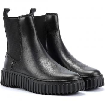 Clarks Torhill Maple Women's Black Leather Boots