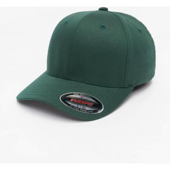 Flexfit Wooly Combed Unisex Flex Cap - Dark Green - Size S/M (54-57 cm)
