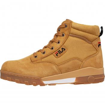 Fila Grunge II Mid Men's Laced Boots - Brown and Yellow
