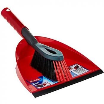 Vileda Superfeger 141743 - Juego de recogedor 2 en 1
